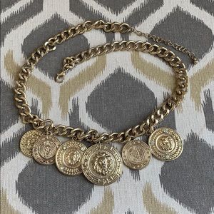 Lion Coin Necklace